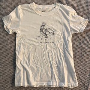 Skeleton White Tee